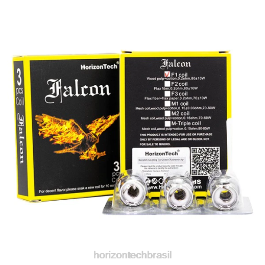 HorizonTech Falcon bobinas (pacote com 3) bobina f1 0,2ohm 84467 Horizon tech vape coils